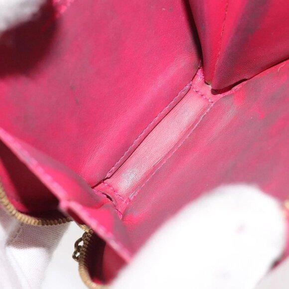 LOUIS VUITTON Vernis Rose Porte Monnaie Chapeau Coin Purse - Picture 10 of 16